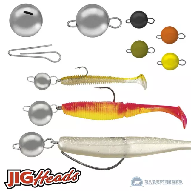 Kamatsu Jigköpfe Jigheads Jigkopf Cheburashka Bleikugel Trailer Ball Bottom Jig