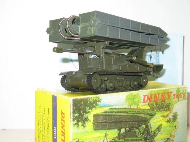 Dinky Toys France – Véhicule Militaire 13T AMX, Boîte Meccano N8160, Occasion Collection