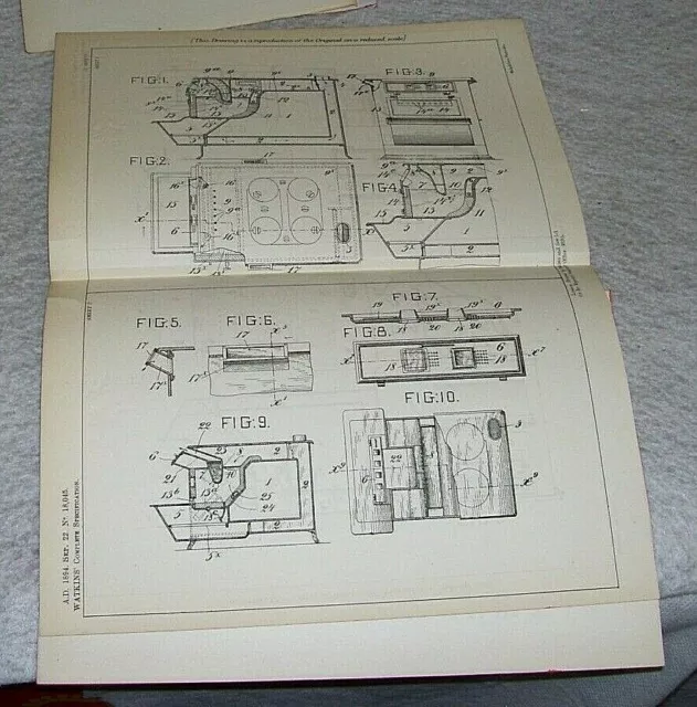 Improvements In Stoves And Ranges Patent Cahoone Newark New Jersey Usa 1894