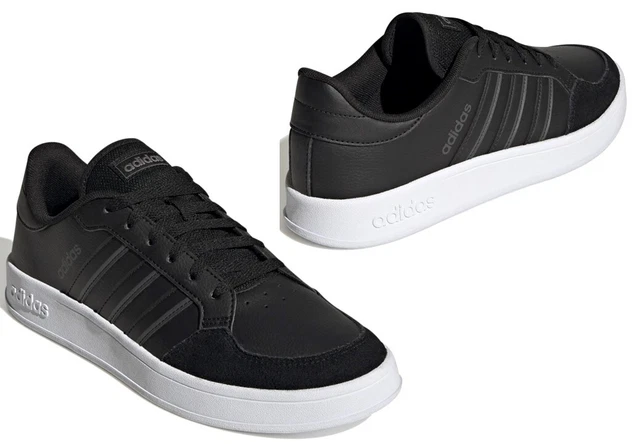 Chaussures pour Hommes adidas BREAKNET GX4198 Baskets Sportif en Cuir Noir 3
