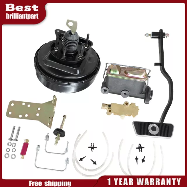 9" Power Brake Booster Conversion Kit Drum /Drum For 1967-1970 Ford Mustang