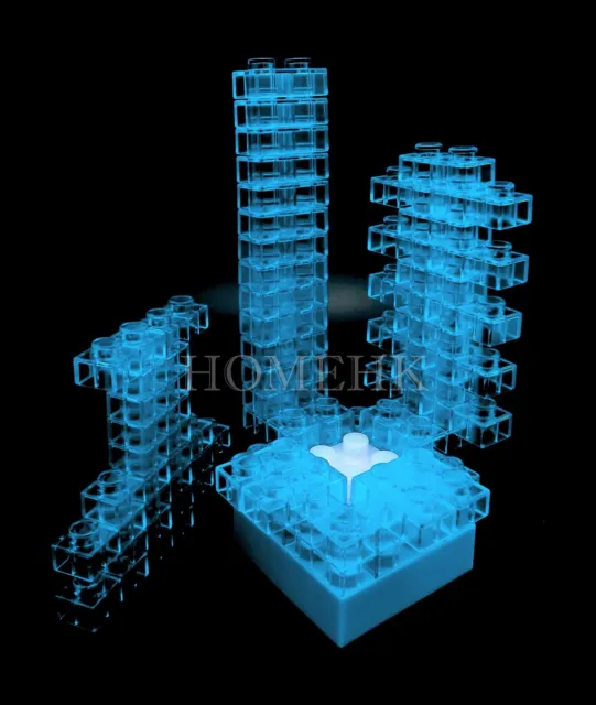 LED Brick Building Block Lego Toy DIY shape LAMP USB Night Light Puzzle Jigsaw 3