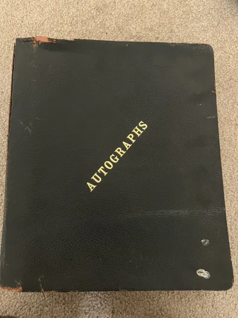 1930s Autograph Album - With Almost Every US Governor Autograph and More