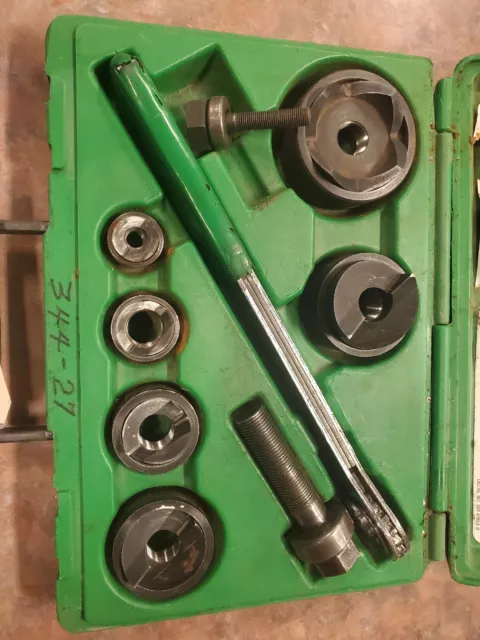 GREENLEE Slug Buster 7238SB Knockout Punch Set Wrench Driver 1/2-2 FREE SHIPPING