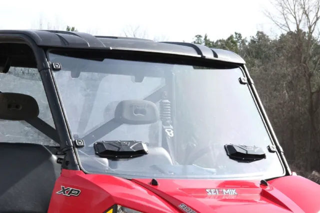 Seizmik Polycarbonate Vented Windshield | 25023 |2013-Up Polaris Ranger Full Siz