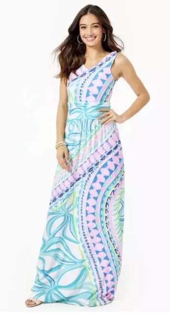 Lilly Pulitzer Marco Maxi Sleeveless Dress Size Xxs