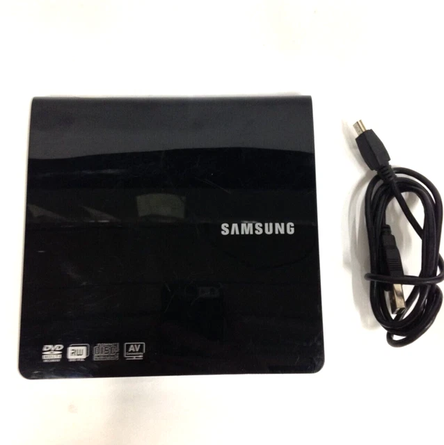 SAMSUNG USB ULTRA Slim Portable External DVD Writer Black Model SE208