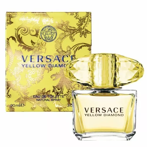 Versace Yellow Diamond Eau De Toilette Femmes Neuf 90 ml