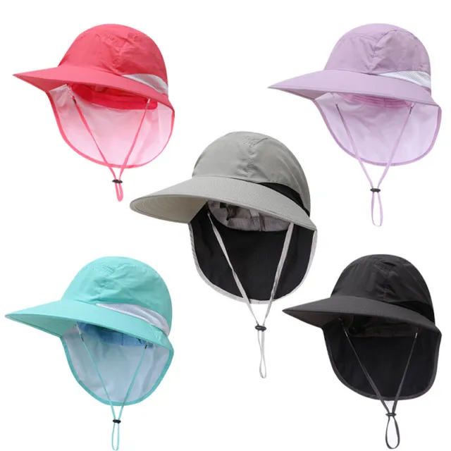 Sun Hat Men & Women UPF 50+ Mesh Protection Outdoor UV Cap with Neck Flap 2