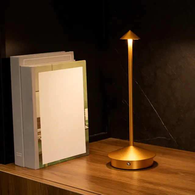 Modern LED Table Lamp Touch Dimmable USB Rechargeable Bar Night Light Cordless