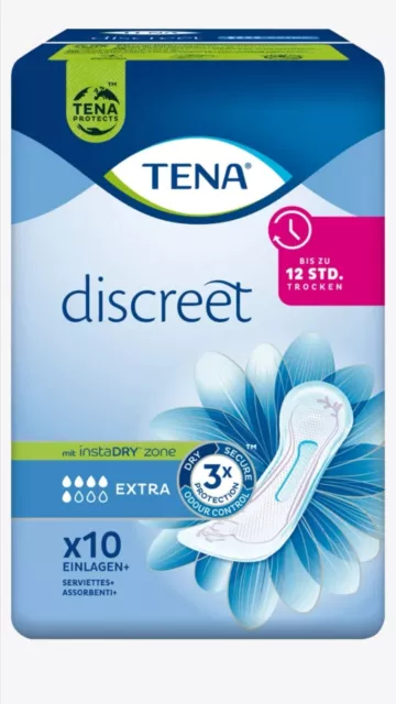 discreet Einlagen Inkontinenz Extra 10x 4  ( 40 Stück )