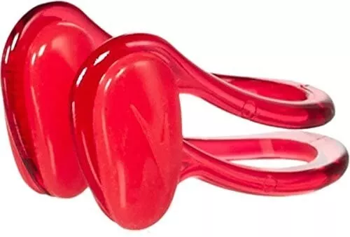 New Red Speedo Swimming Universal Nose Clip & Case (Easy To Find) Free Uk P&P!! 3