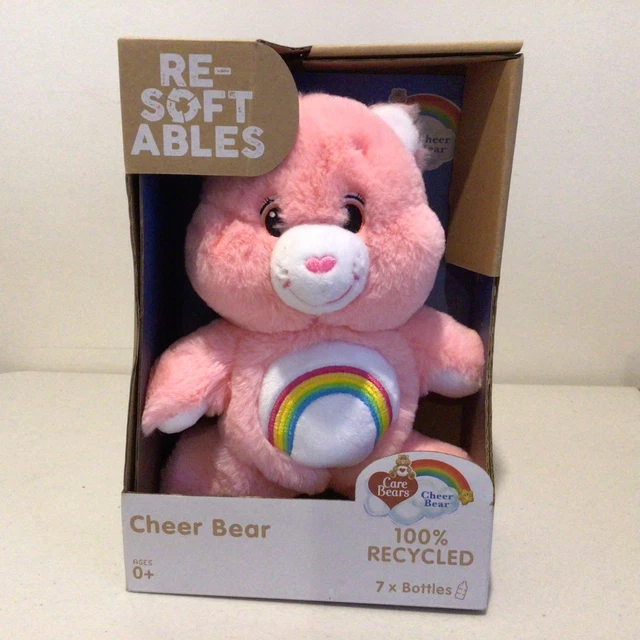 Re-Softables Cheer Bear Care Bear in Original Box (97) #459