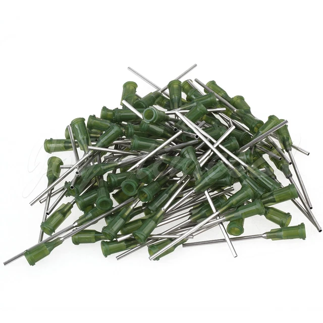100pcs Plastic Glue Liquid Dispenser Dispensing Blunt for industria