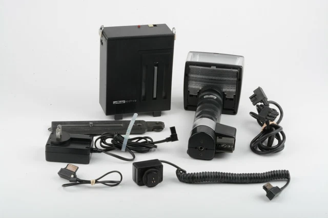 Exc++ Metz 60Ct-2 Handle Mount Flash System, Nicad Pack, Sensor, No Batt.