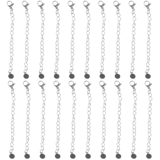 20 pz Collana Extender Catene Bracciale Extender Eleganti Catene di Estensione