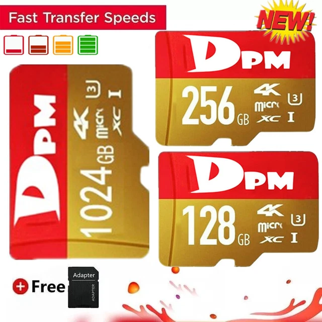 MEMORY CARD MICRO SD Card SDHC SDXC TF Class 10 128GB 256GB 512GB