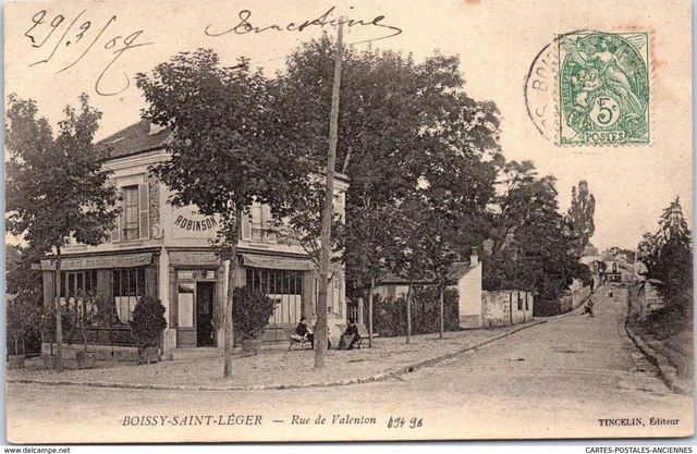 94 BOISSY SAINT LEGER - la rue de Valenton