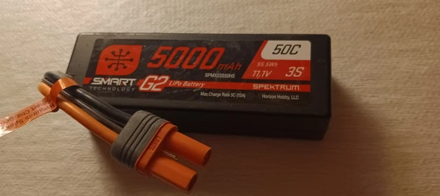 HRB 2 Unidades De 11.1 V 5000 MAh 3S 50C-100C LiPo Batería TR