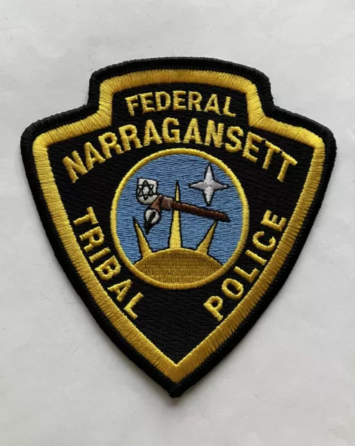 Obsolete Narragansett Federal Tribal Police patch, Rhode Island