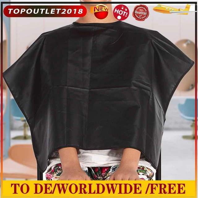 Hairdressing Gown Apron Waterproof Children Adults Hair Cutting Cape