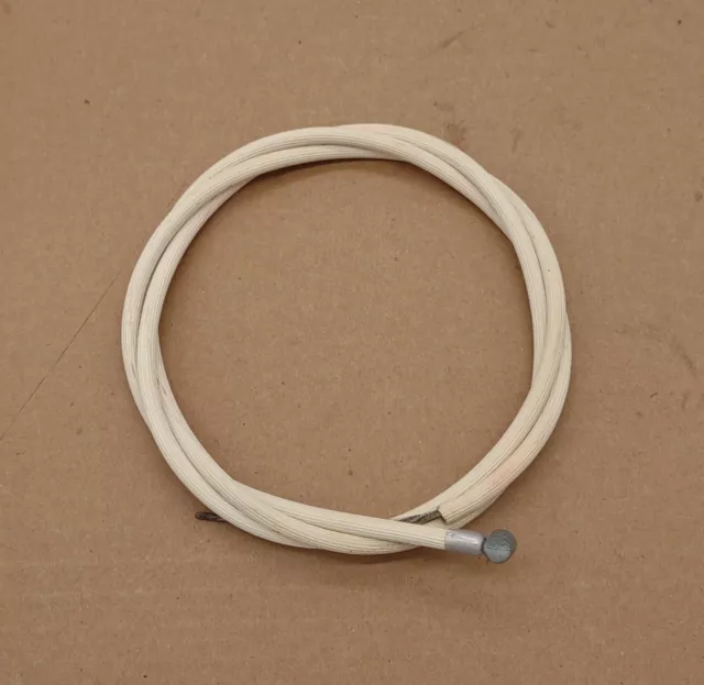 Vintage NOS Raleigh Brake Cable White Ribbed Road Bike