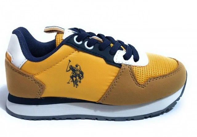 U.s. Polo Assn. Nobik008K/3Th1 Nobik008 Sneakers Scarpe Bambino Bambina Yellow