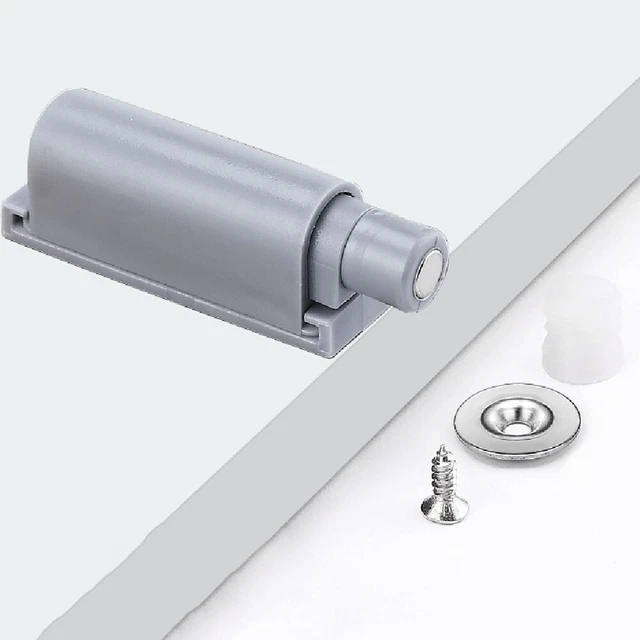 Système D'amortisseur Pour Porte D'armoire - Tête Aimantée, Poussoir, Tampon - Uxcell (lot De Pièces)