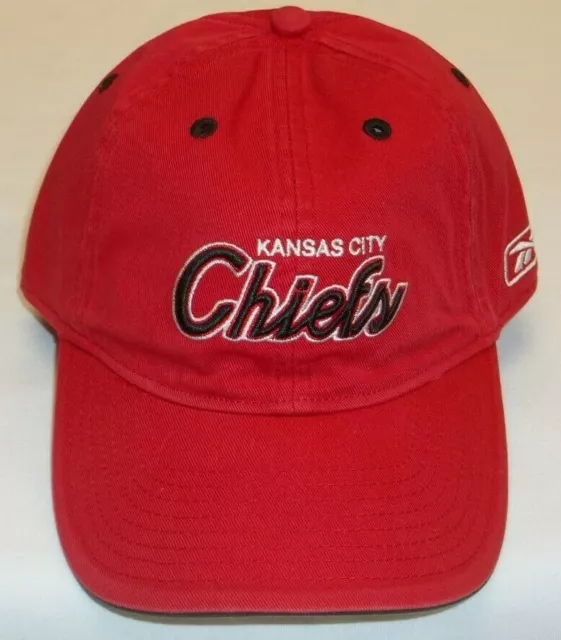 Kansas City Chiefs Slouch Adjustable Strap Hat by Reebok - Adult OSFA - New