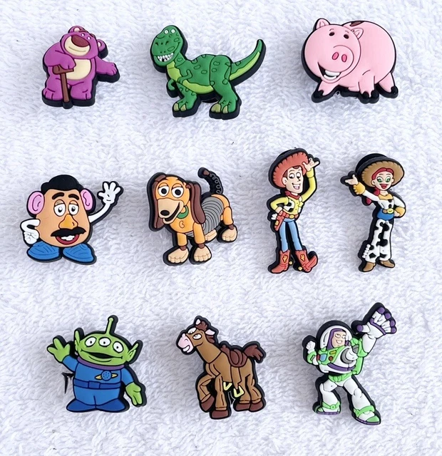 Disney Pixar Toy Story Croc Charm Shoe Accessories Set Of 10 Jibbitz NEW Disney Pixar Toy Story Croc Charm Shoe Accessories Set Of 10 Jibbitz NEW