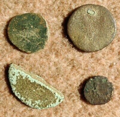 Lot of 4 Mixed Roman Bronze Coins (#400) 2
