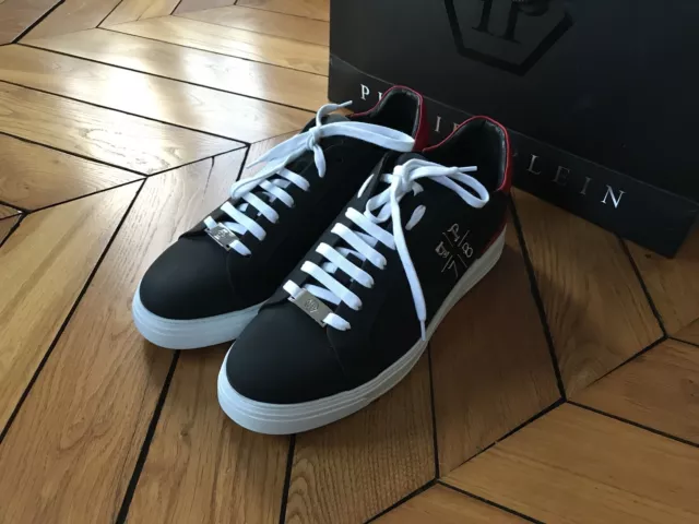 Philipp Plein Sneaker Black/Red Homme 100% Authentiques neuves Prix Boutique 900