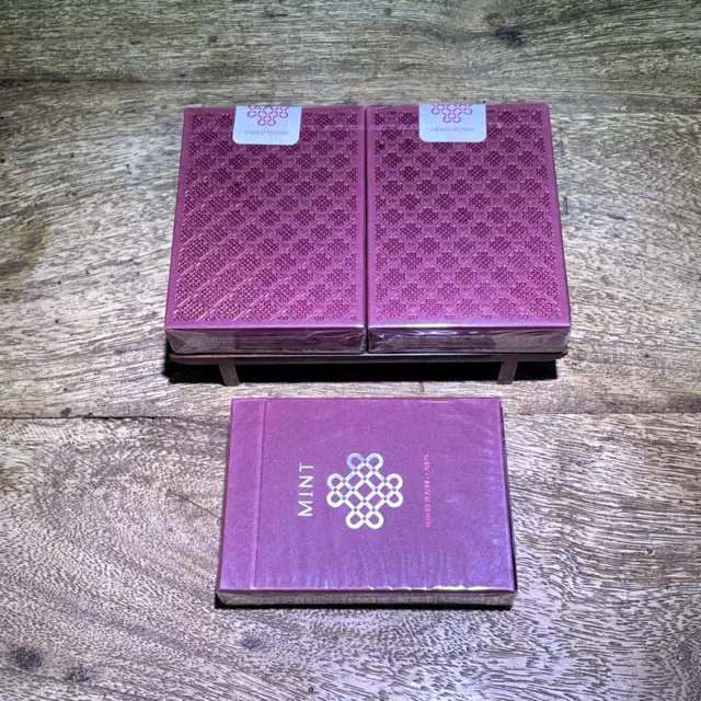 Mint Raspberry V1 Playing Cards - New/Sealed *Rare*