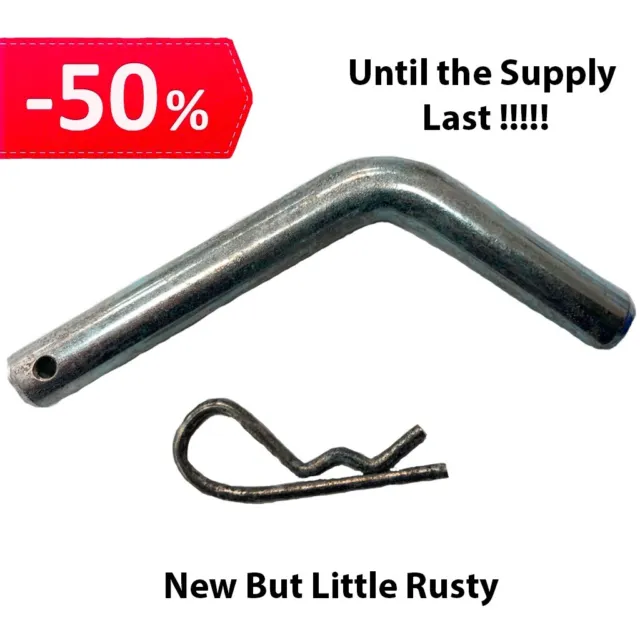 Little Rusty New Bent Hitch Pin Trailer Receiver 1/2" x 3" (Pack of 25 pcs)