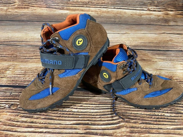 SHIMANO M055 Cycling MTB Shoes Mountain Biking Boots Size EU 41 with SPD Cleats