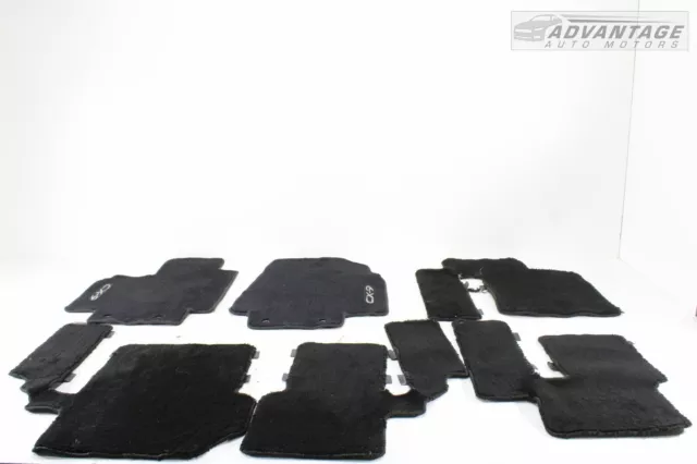 2007-2015 Mazda Cx-9 Awd V6 3.7L Front & Rear Floor Carpet Mats Set Black Oem 2007-2015 Mazda Cx-9 Awd V6 3.7L Front & Rear Floor Carpet Mats Set Black Oem