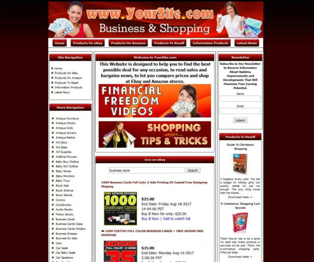 Online Store Business Website for Sale. Amazon Store, Google Adsense, Dropship.