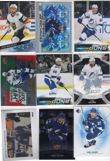 Tampa Bay Lightning Monster Lot of Inserts/YG's/Parallels/Rookies 89 Cards 2