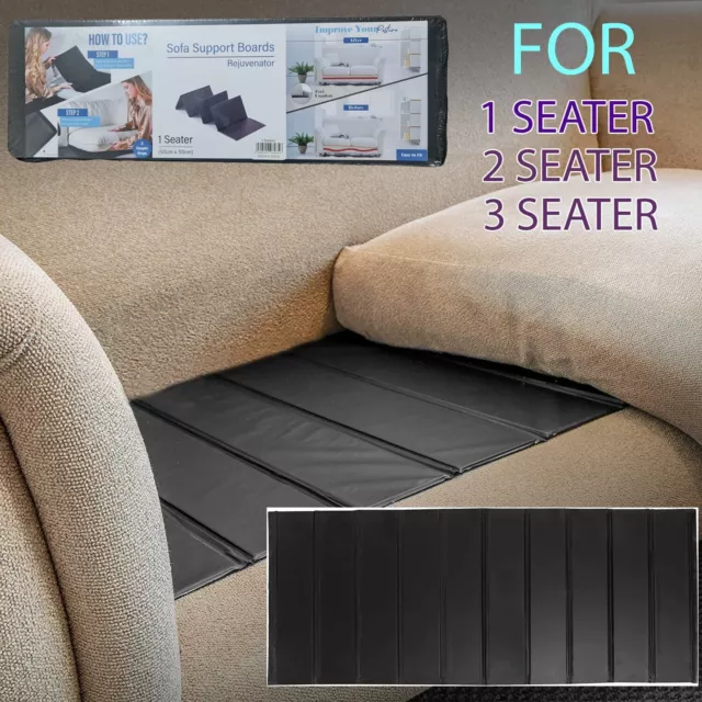 Sofa Seat Armchair Rejuvenator Sagging Saver Boards Support 1, 2  and 3 Seater