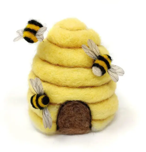 The Crafty Kit Company 'Bee Hive' Needle Felting Kit