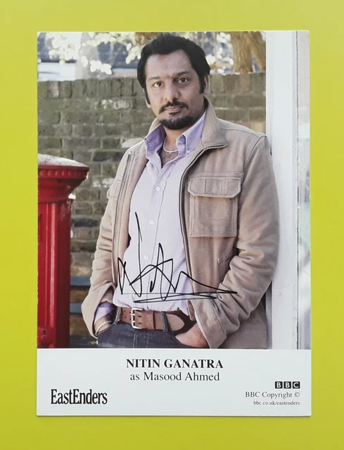 Eastenders Nitin Ganatra As Masood Ahmed Signed Photo