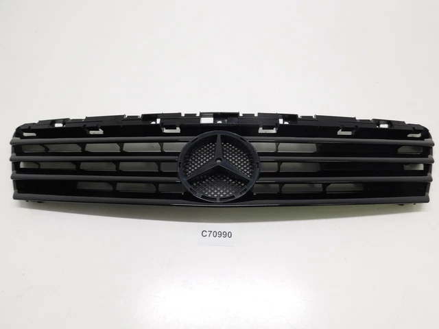 Grille Centrale Pare-chocs Pour Mercedes Classe A W168 (année 2002) - Plastique Noir, Référence A1688851323, Neuve Sous Emballage