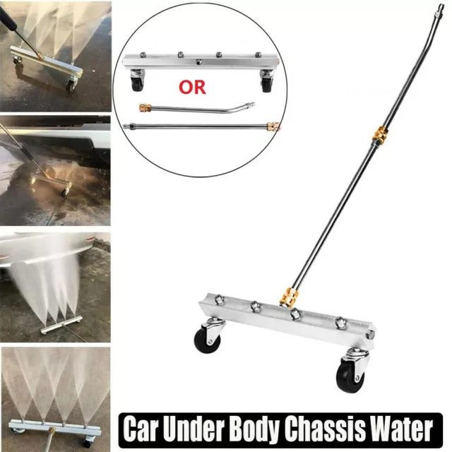 4000 PSI Pressure Washer Undercarriage Cleaner Wash with 2 Pcs Extension Wand