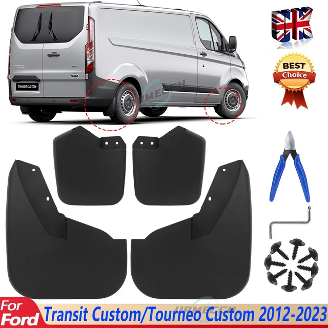 GOODFITMENT 4x Mud Flaps For Ford Transit Custom 2012-2024 | Front & Rear Splash Guards