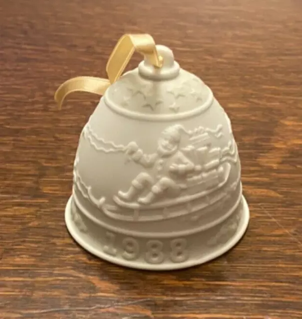 LLADRO CHRISTMAS BELL 'Campanita Navidad' 1988 Original BOX, RETIRED 5