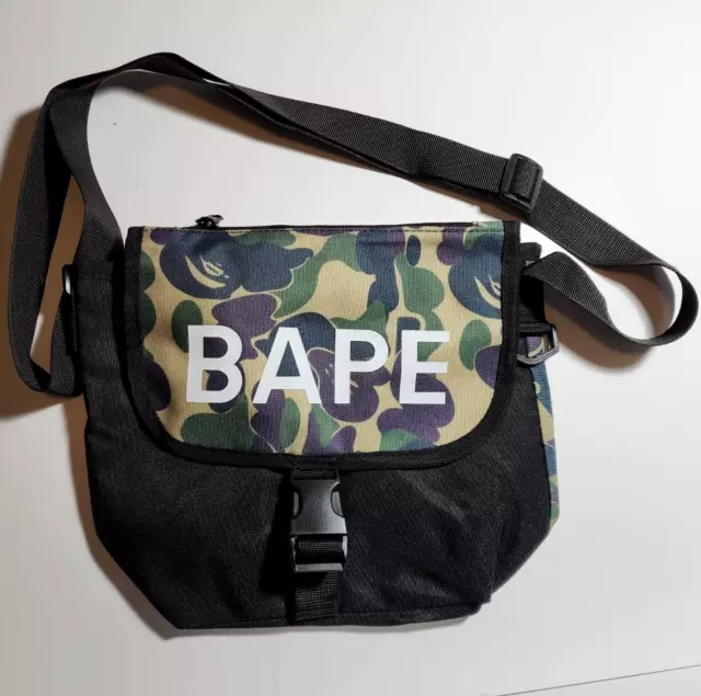 BAPE Backpack A Bathing Ape 2021 SS SUPREME Bag Pouch Yellow Camo Green 10L