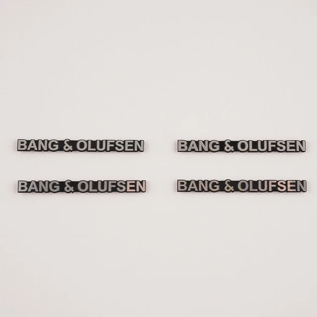 Distintivo Radford Per Altoparlanti – Logo Inciso, Acrilico Laminato Nero Argento