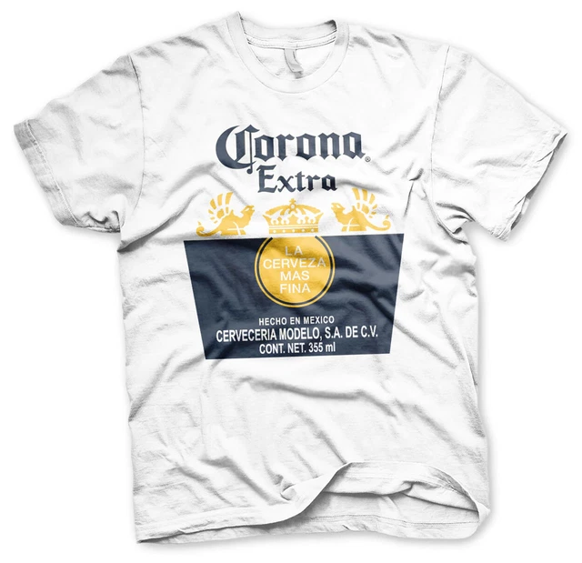 CORONA EXTRA BEER Mexico La Cerveza Mas Fina Bier Männer Men TShirt