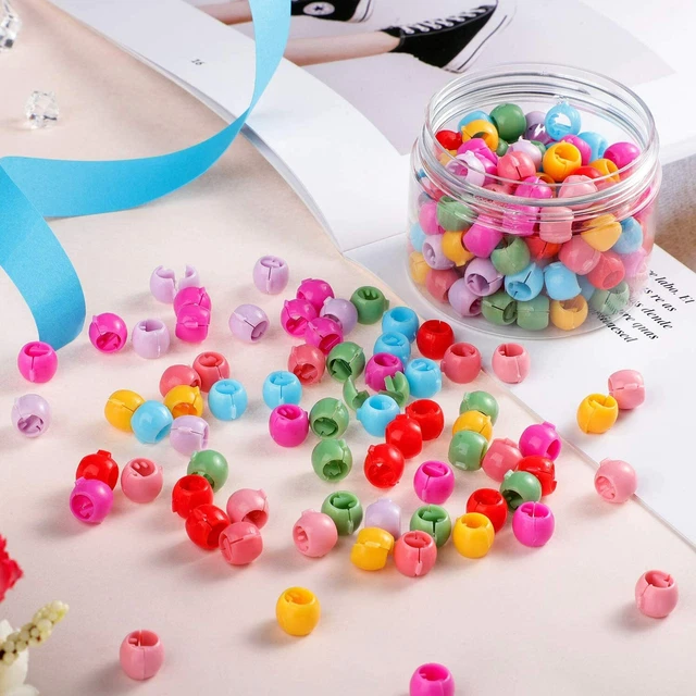 10X GIRL MINI Hair Claw Styling Clips Flower Heart Clamps Beads Baby