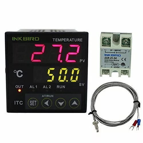 Inkbird ITC-100VH PID Digital Temperature Controller Thermostat Temp Measurement